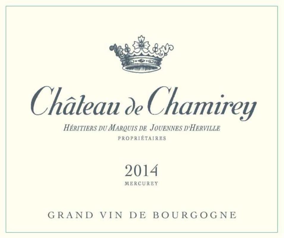 Chateau de Chamirey Mercurey Rouge 2014 Front Label