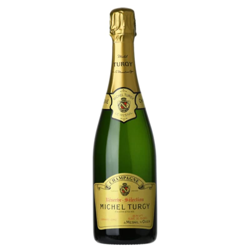 Michel Turgy Blanc de Blancs Grand Cru Brut Reserve Selection Front Bottle Shot