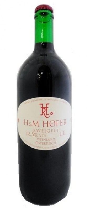 Hofer Zweigelt (1 Liter) 2017 Front Bottle Shot