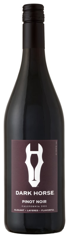 Dark Horse Pinot Noir 2021 Front Bottle Shot