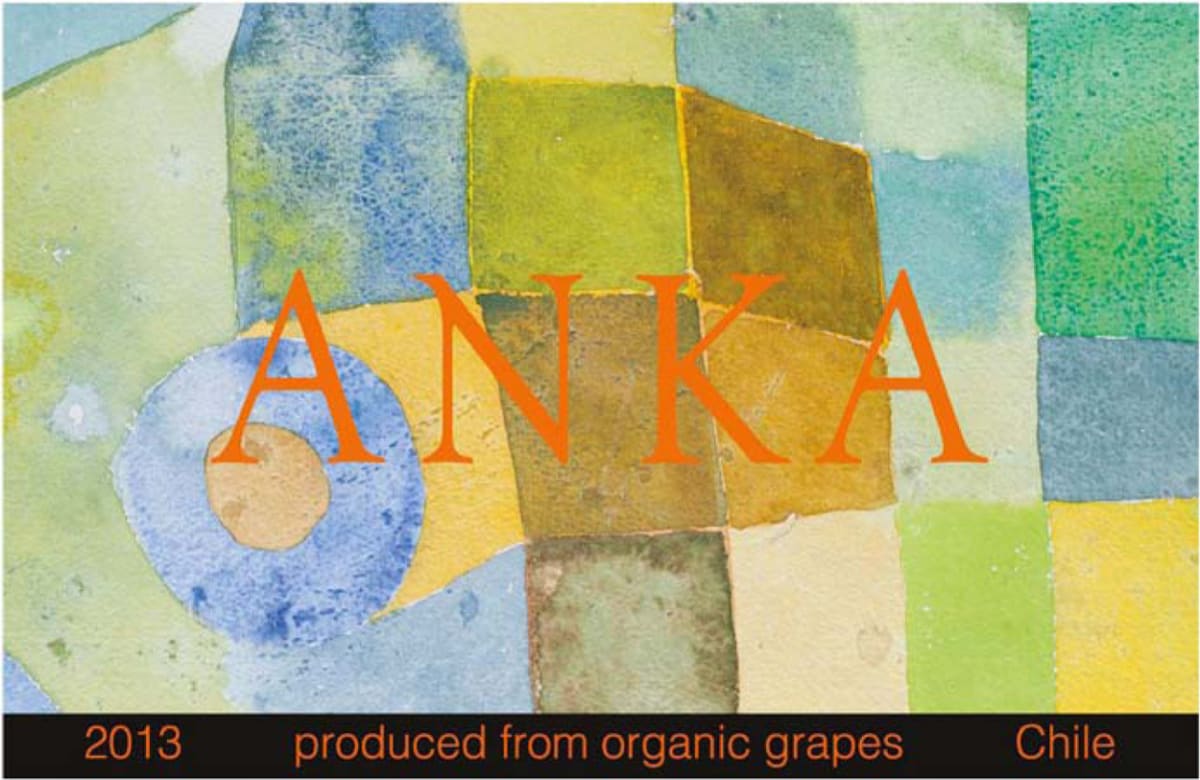 Anka Red Blend 2013 Front Label