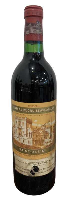 Chateau Ducru-Beaucaillou (bin soiled labels) 1983 Front Bottle Shot
