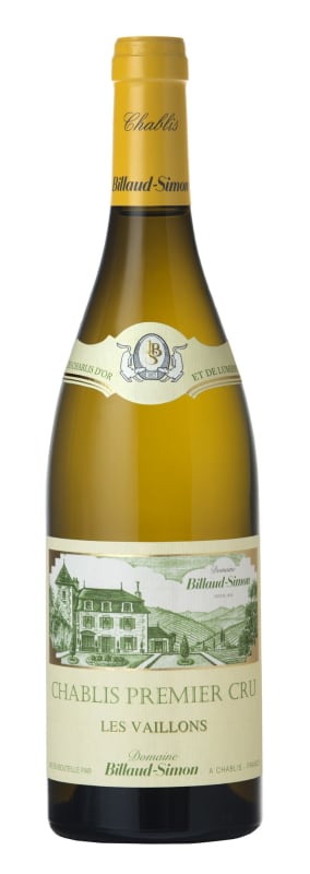 Billaud-Simon Chablis Les Vaillons Premier Cru 2020 Front Bottle Shot