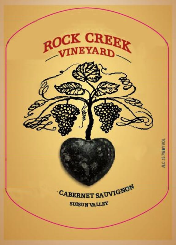 Rock Creek Vineyard Cabernet Sauvignon 2009 Front Label