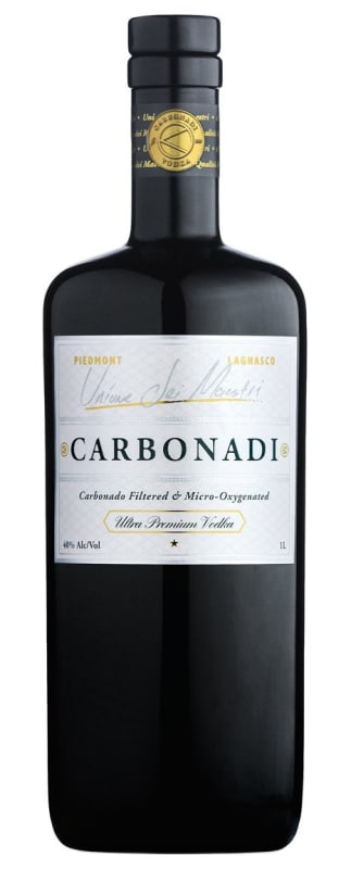 Carbonadi Vodka Front Bottle Shot