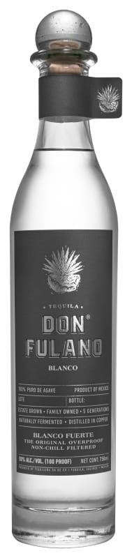 Don Fulano Fuerte Blanco Tequila Front Bottle Shot