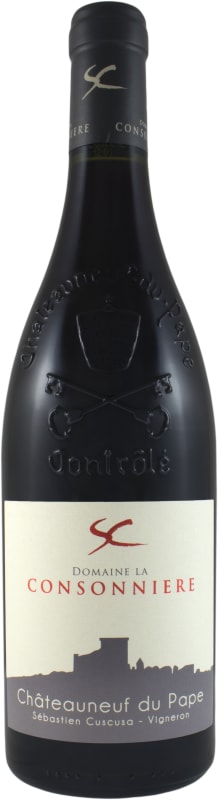 Domaine la Consonniere Chateauneuf-du-Pape 2018 Front Bottle Shot