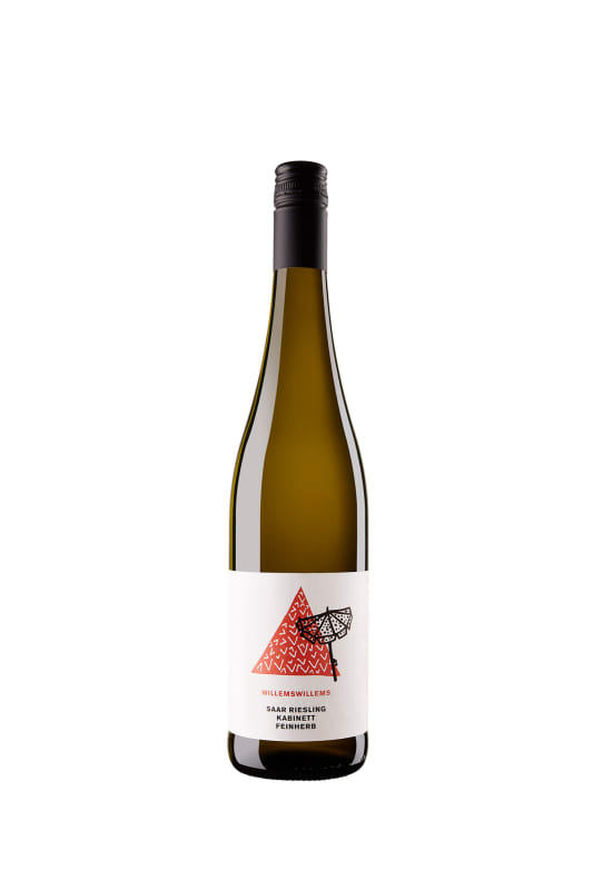 Willems-Willems Mosel Riesling Kabinett Feinherb 2019 Front Bottle Shot