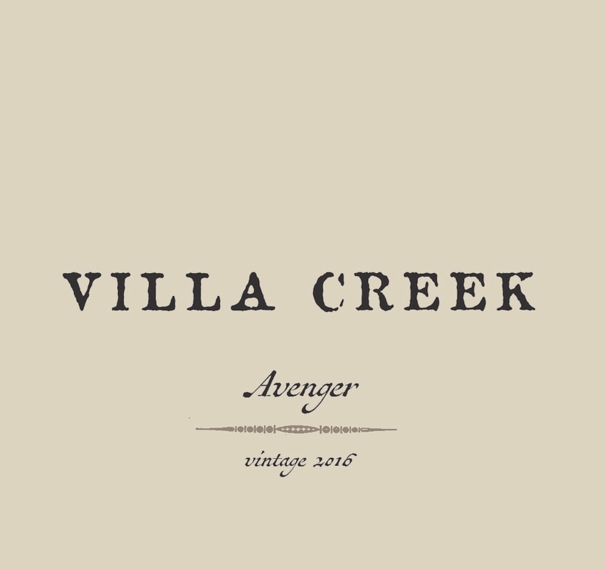 Villa Creek Avenger 2016 Front Label