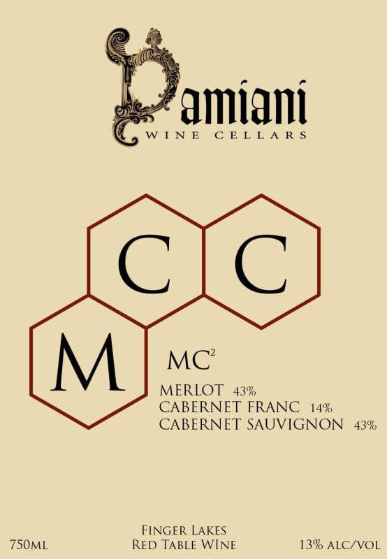 Damiani Wine Cellars MC2 2013 Front Label