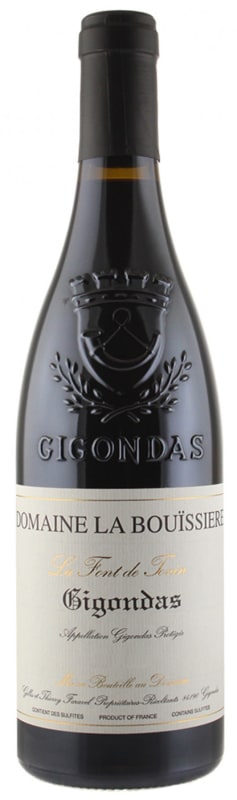 Domaine La Bouissiere Gigondas La Font de Tonin 1999 Front Bottle Shot