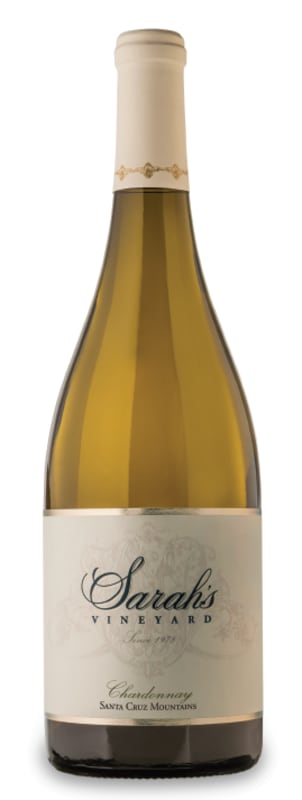 Sarah's Vineyard Santa Cruz Mountains Chardonnay 2017 Front Bottle Shot