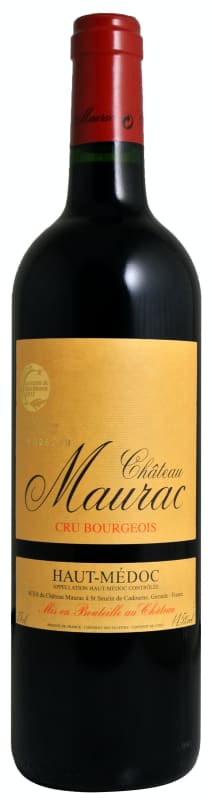 Chateau Maurac Cru Bourgeois 2018 Front Bottle Shot