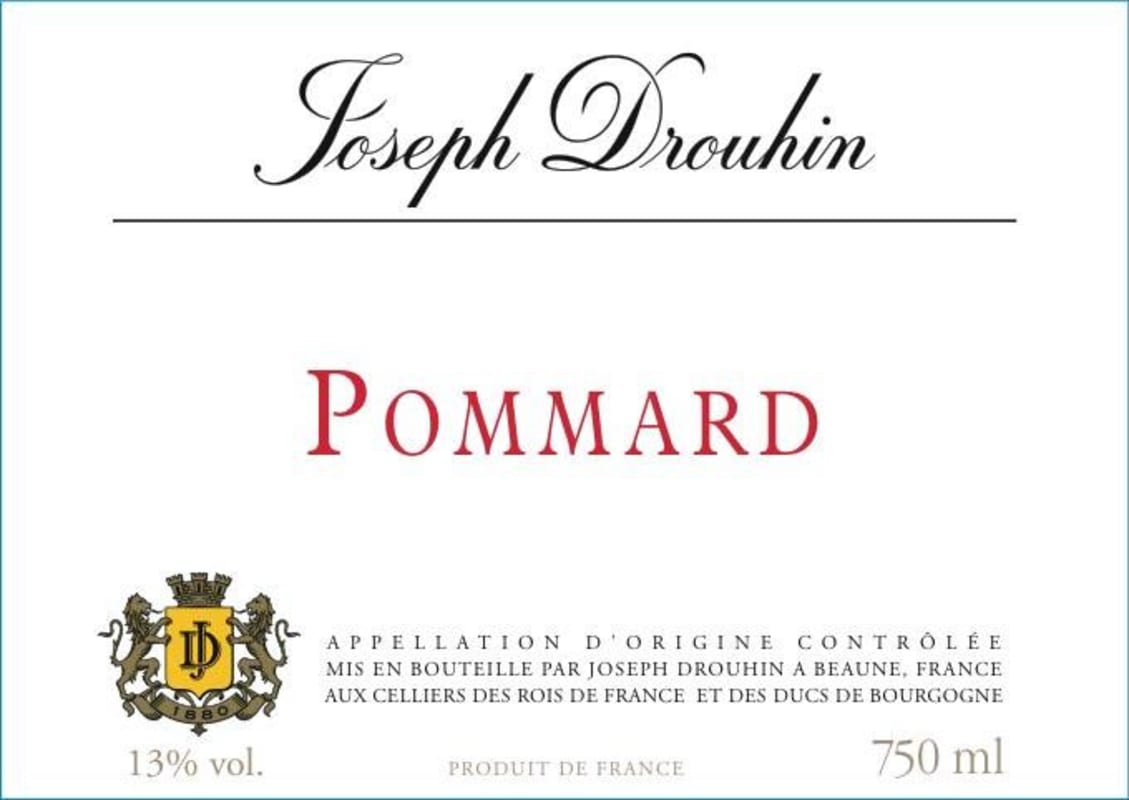Joseph Drouhin Pommard 2012 Front Label