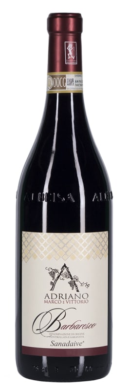 Adriano Marco e Vittorio Sanadaive Barbaresco 2017 Front Bottle Shot