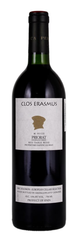 Clos i Terrasses Clos Erasmus 1998 Front Bottle Shot