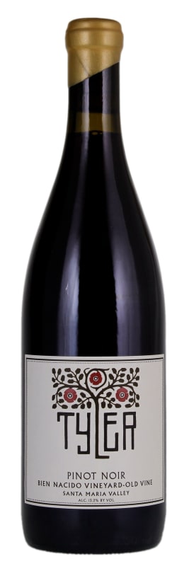 Tyler Winery Bien Nacido Vineyard Old Vine Pinot Noir 2017 Front Bottle Shot