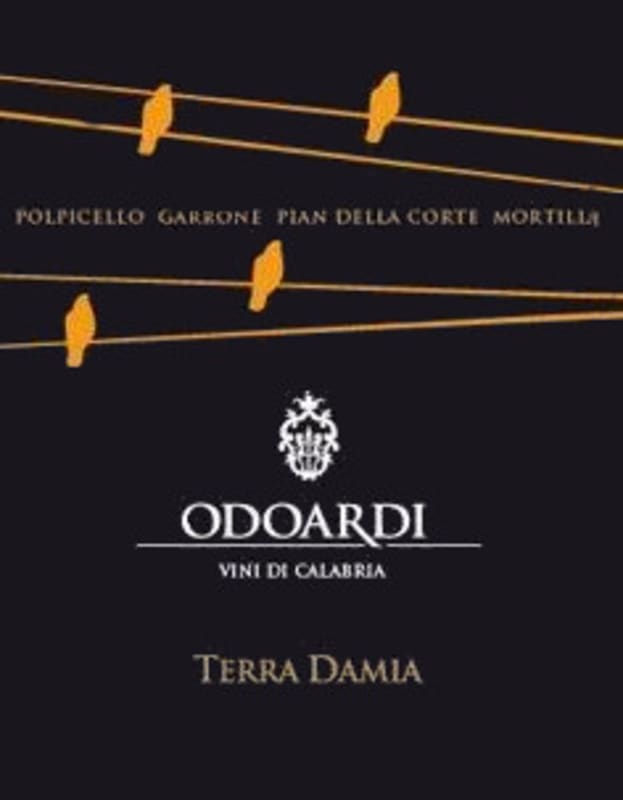 Odoardi Terra Damia 2014 Front Label