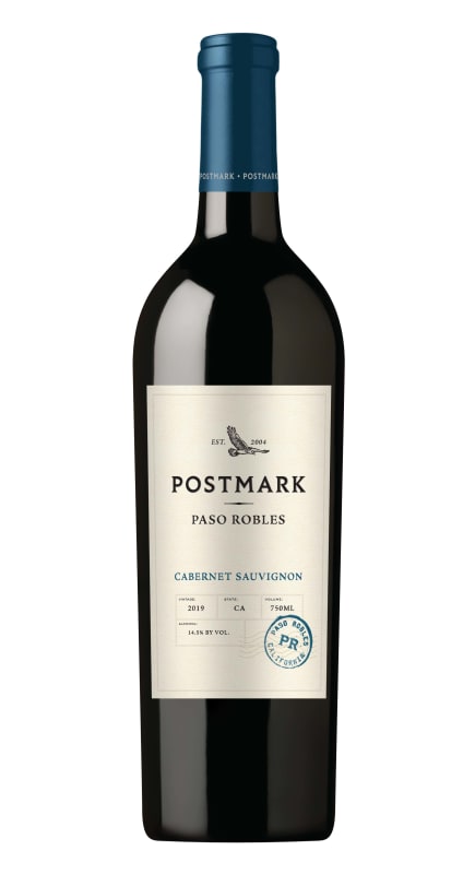 Postmark Cabernet Sauvignon 2019 Front Bottle Shot
