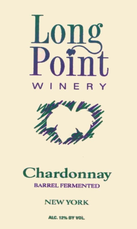 Long Point Winery Chardonnay 2013 Front Label