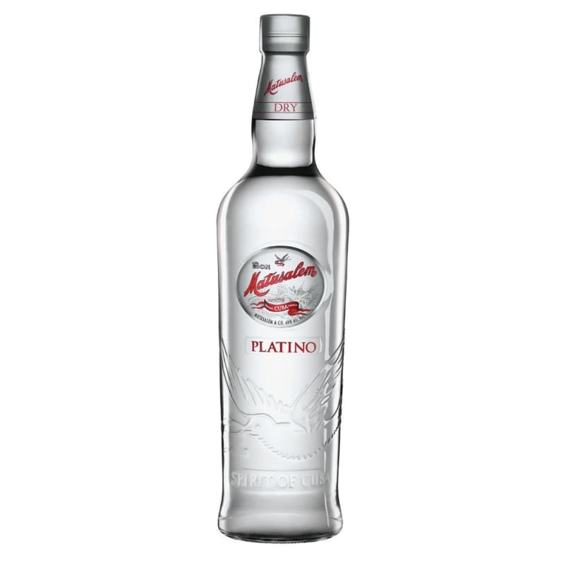 Ron Matusalem Platino Rum Front Bottle Shot