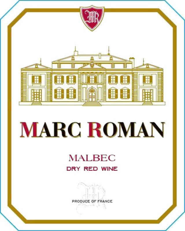 Marc Roman Malbec 2011 Front Label