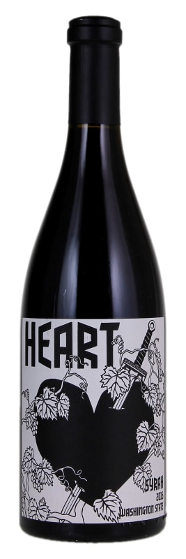 K Vintners Heart Syrah 2016 Front Bottle Shot