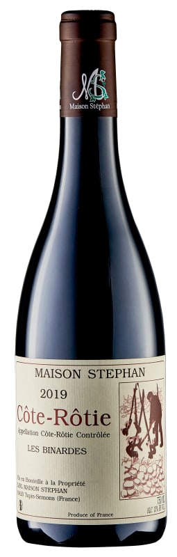 Jean-Michel Stephan Cote-Rotie Les Binardes 2022 Front Bottle Shot