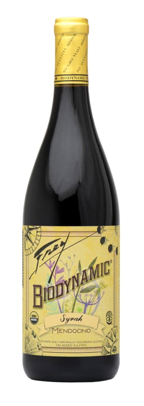 Frey Biodynamic Syrah 2020 Front Bottle Shot