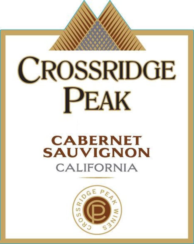 Crossridge Peak Cabernet Sauvignon 2014 Front Label