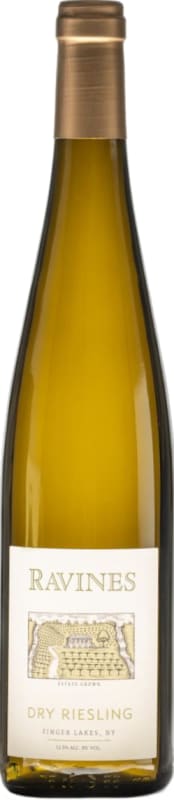 Ravines Dry Riesling 2022 Front Bottle Shot