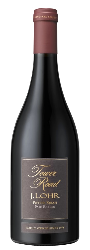 J. Lohr Tower Road Petite Sirah 2020 Front Bottle Shot