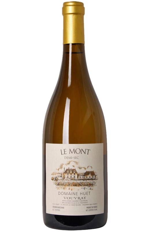 Domaine Huet Le Mont Demi-Sec 2022 Front Bottle Shot