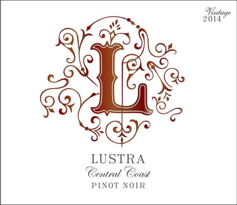 Lustra Central Coast Pinot Noir 2014 Front Label