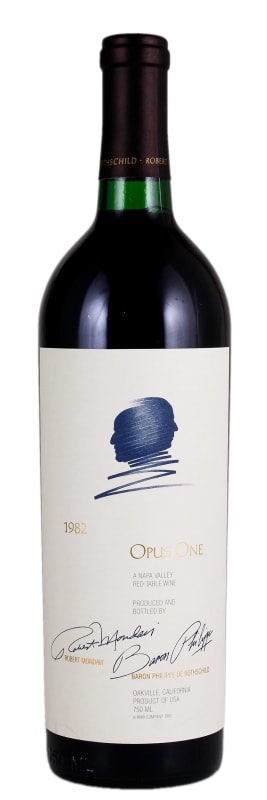 Opus One (corroded capsule) 1982 Front Bottle Shot