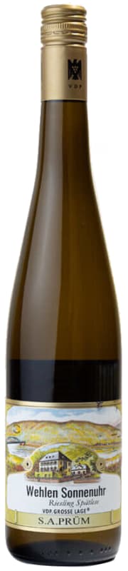 S.A. Prum Wehlener Sonnenuhr Riesling Spatlese 2024 Front Bottle Shot