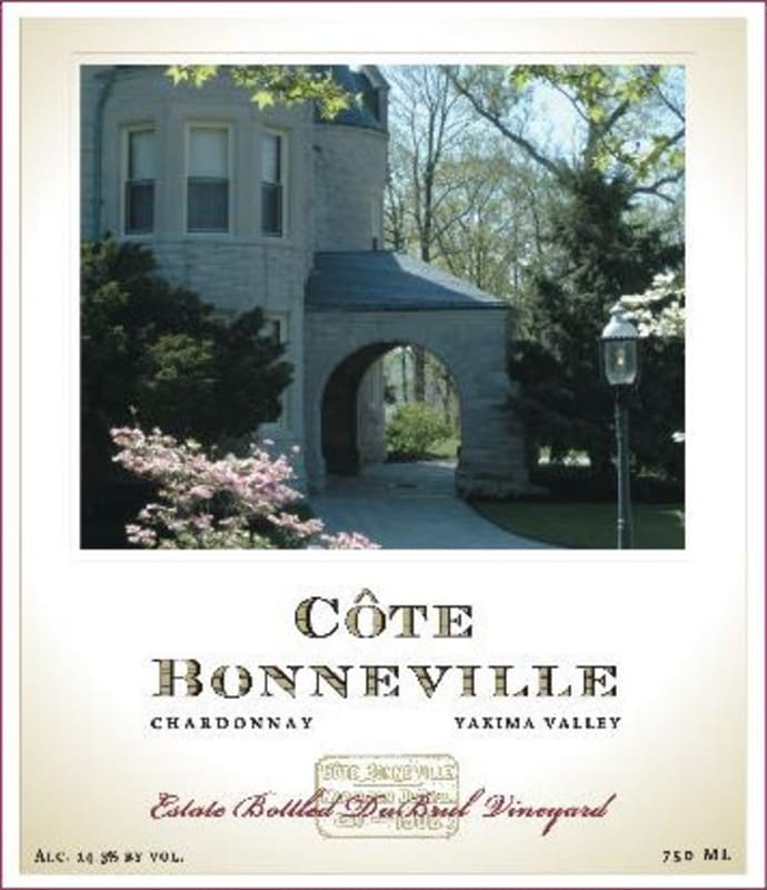 Cote Bonneville DuBrul Vineyard Chardonnay 2013 Front Label