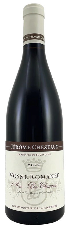 Jerome Chezeaux Vosne-Romanee Les Chaumes Premier Cru 2022 Front Bottle Shot