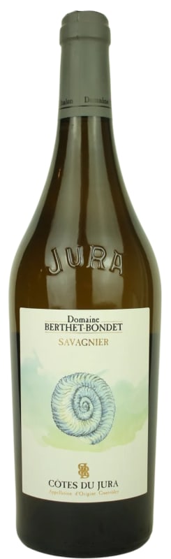 Berthet-Bondet Cotes du Jura Savagnin Savagnier 2022 Front Bottle Shot