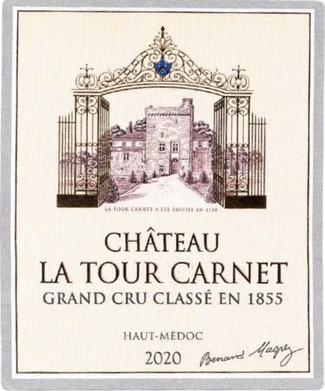 * Chateau La Tour Carnet 2020 Front Label