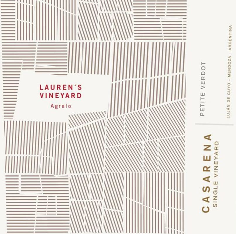 Casarena Lauren's Single Vineyard Petit Verdot 2012 Front Label