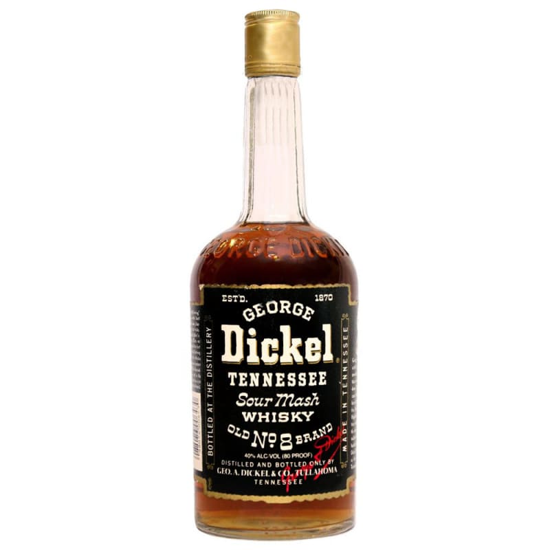 George Dickel #8 Sour Mash Tennessee Whisky Front Bottle Shot