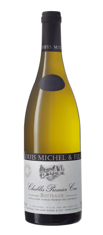 Louis Michel Chablis Butteaux Premier Cru 2015 Front Bottle Shot