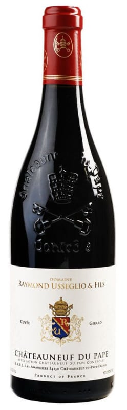 Domaine Raymond Usseglio Chateauneuf-du-Pape Girard 2018 Front Bottle Shot