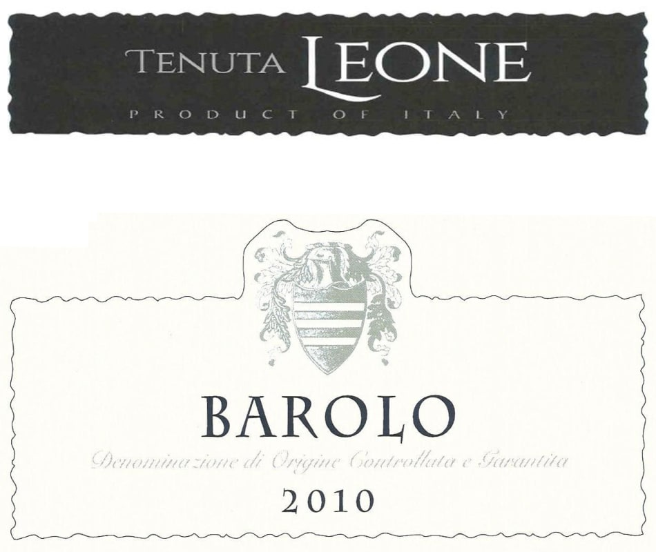 Tenuta Leone Barolo 2010 Front Label