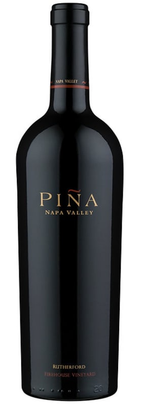 Pina Napa Valley Firehouse Vineyard Cabernet Sauvignon 2012 Front Bottle Shot