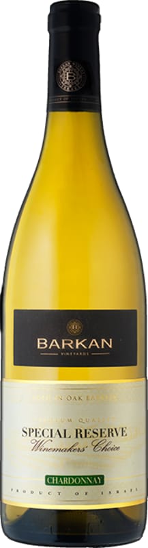 Barkan Special Reserve Winemakers Choice Chardonnay (OK Kosher) 2018 Front Bottle Shot