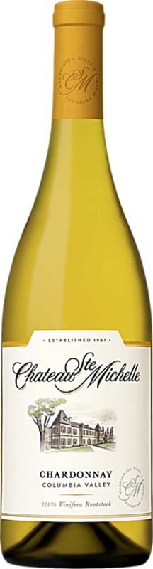Chateau Ste. Michelle Columbia Valley Chardonnay 2017 Front Bottle Shot
