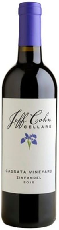 Jeff Cohn Cellars Cassata Vineyard Zinfandel 2015 Front Bottle Shot