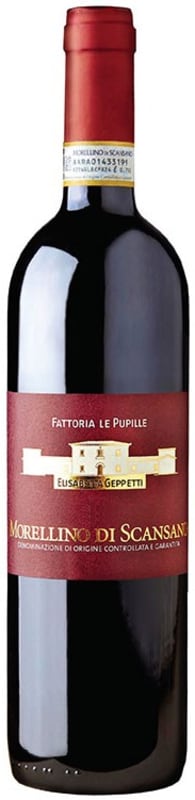 Fattoria Le Pupille Morellino Di Scansano 2016 Front Bottle Shot